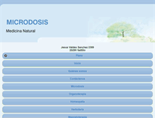 Tablet Screenshot of microdosismax.com